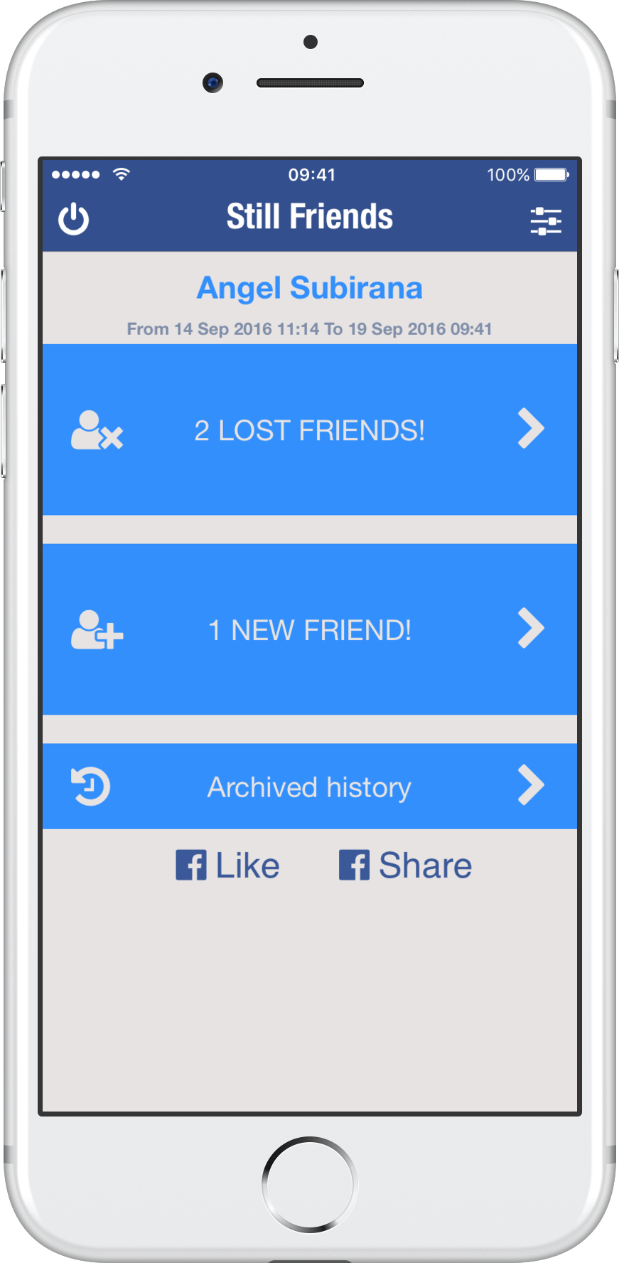 Facebook deleted friends and new friends
